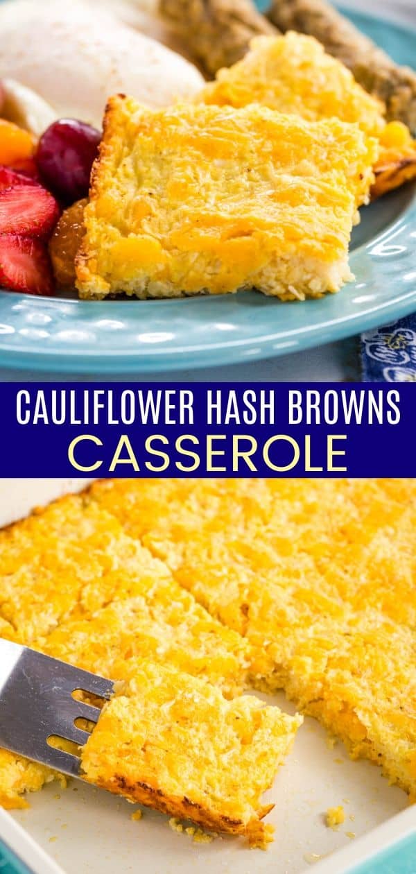 Cheesy Cauliflower Hash Browns Casserole Cupcakes & Kale Chips