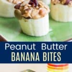 Easy Banana Snacks Pinterest Collage