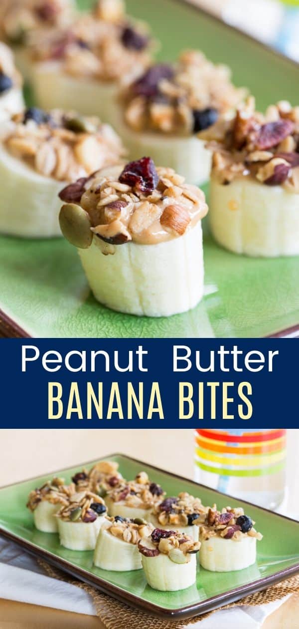 Easy Peanut Butter Banana Snacks - 3 Ingredients! - Cupcakes & Kale Chips