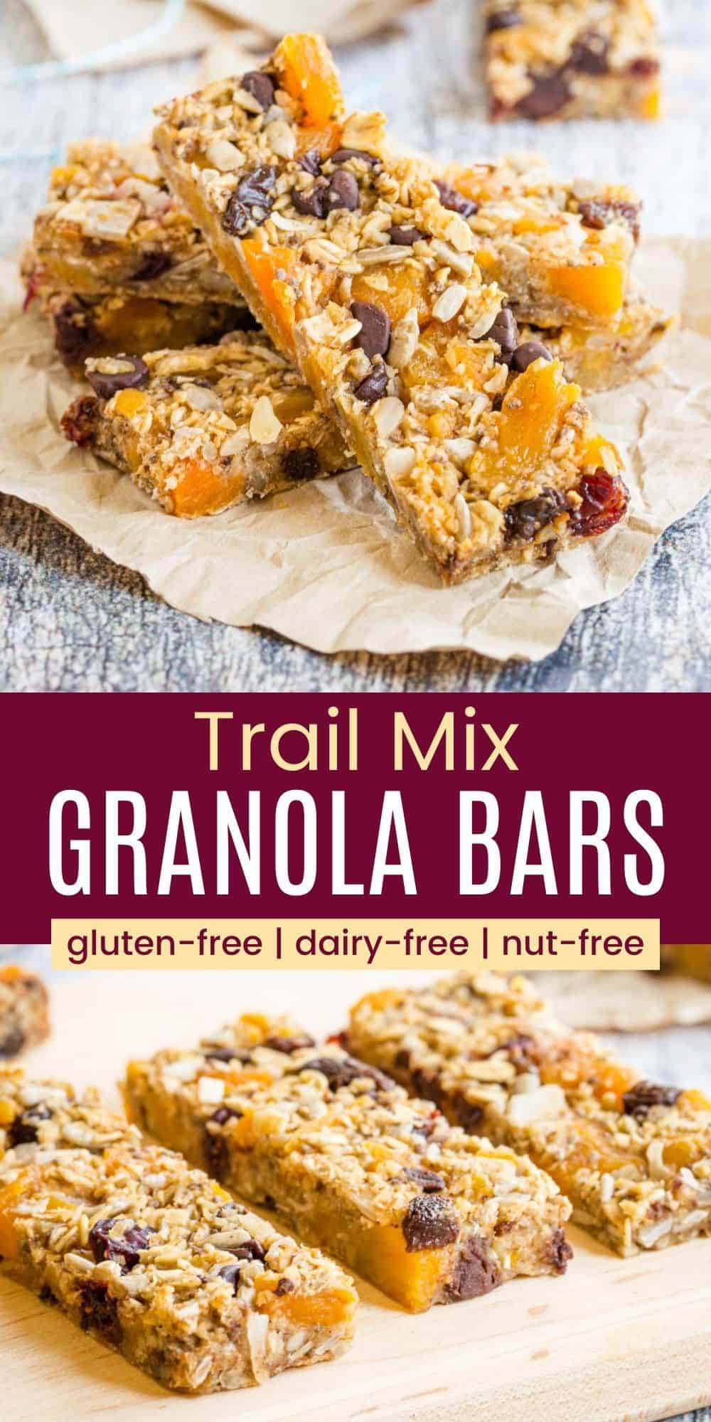 Chewy Trail Mix Bars gluten free granola bars! Cupcakes & Kale Chips