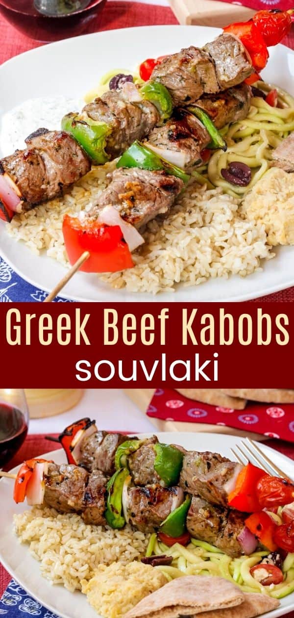 Greek Beef Kabobs on the Grill (aka Souvlaki) - Cupcakes & Kale Chips