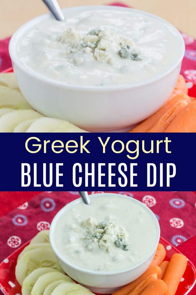 Greek Yogurt Blue Cheese Dip Cupcakes & Kale Chips