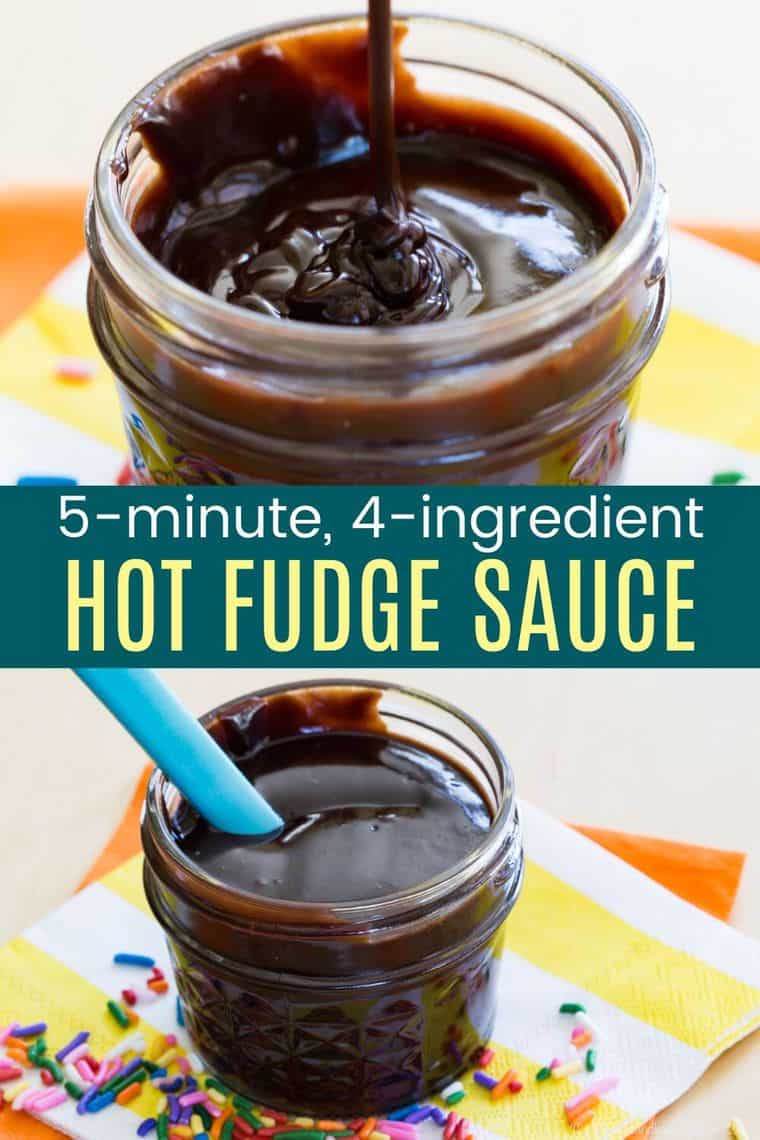 Homemade Hot Fudge Sauce - 4 ingredients, 5 minutes! | Cupcakes & Kale ...