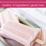 Strawberry Cheesecake Frozen Yogurt Pops Pin Template Dark