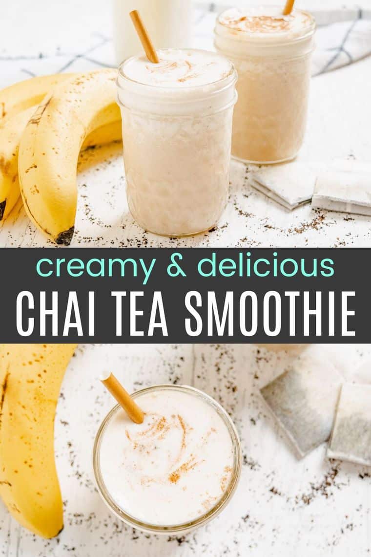 Chai Smoothie - Healthy Chai Tea Frappuccino - Cupcakes & Kale Chips
