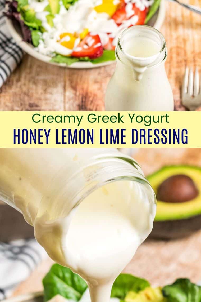 Creamy Lemon Lime Yogurt Salad Dressing Recipe Cupcakes & Kale Chips