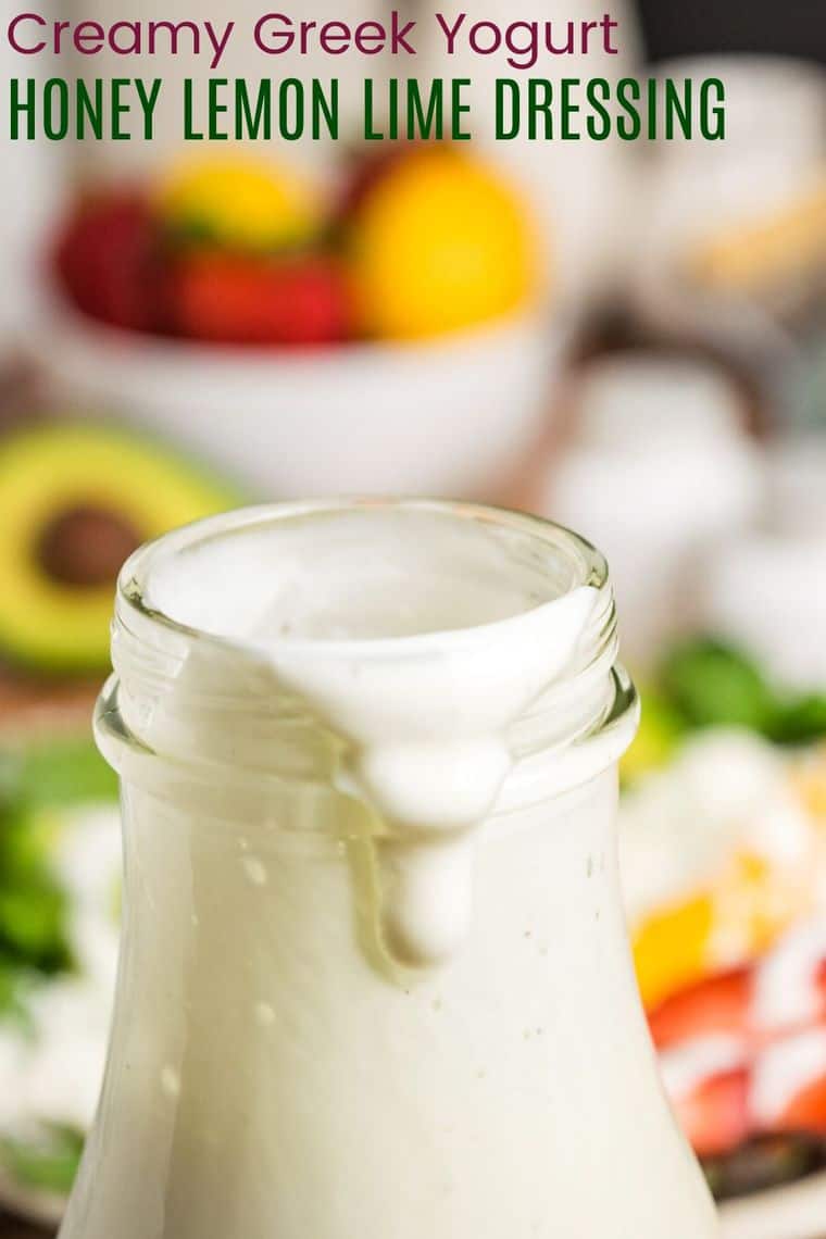 Creamy Lemon Lime Yogurt Salad Dressing Recipe Cupcakes & Kale Chips