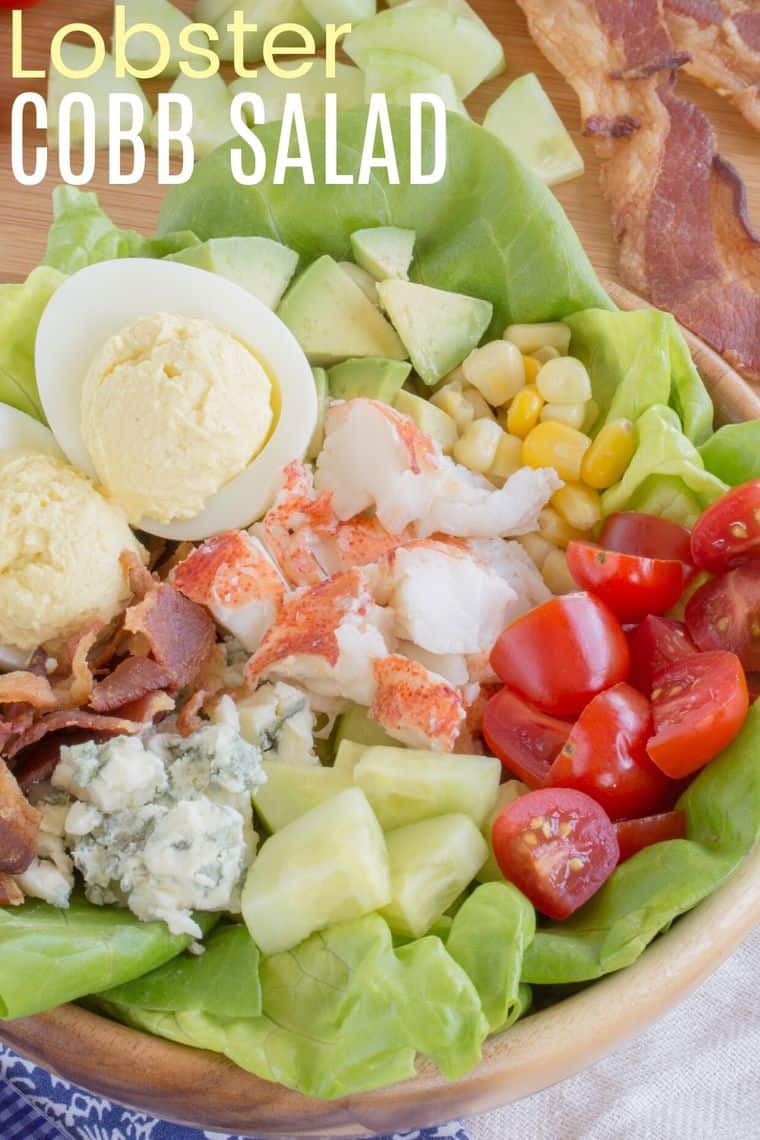 Lobster Cobb Salad Recipe - Cupcakes & Kale Chips