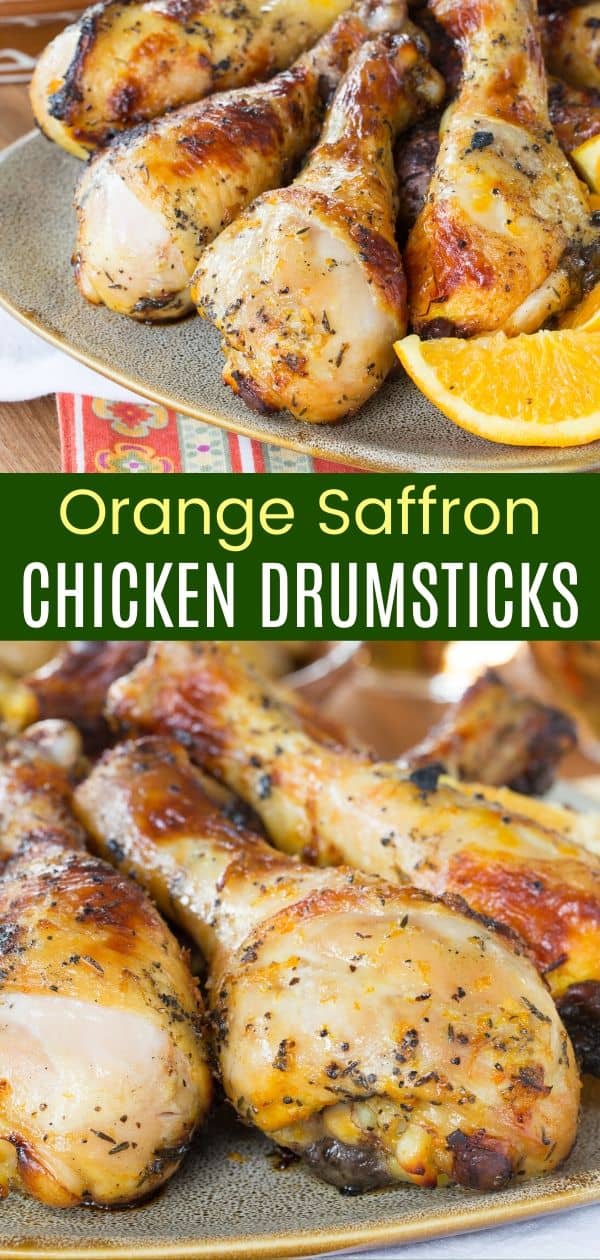 Orange Saffron Grilled Chicken Legs | Cupcakes & Kale Chips