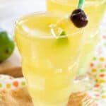 Pina Colada Mule Mocktails or Cocktails recipe image with title