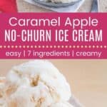 Caramel Apple No-Churn Ice Cream Pin Template Long