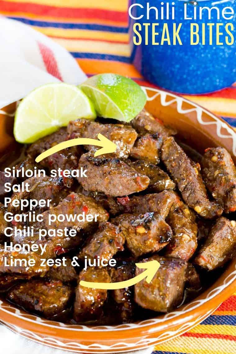 Chili Lime Steak Bites