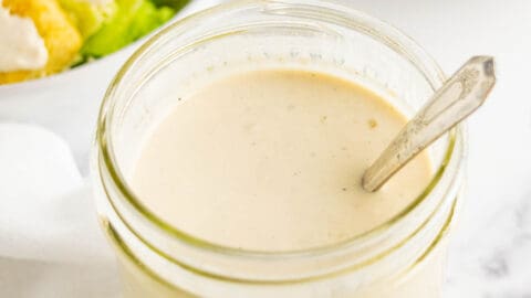 Greek Yogurt Green Goddess Dressing - Nutmeg Nanny