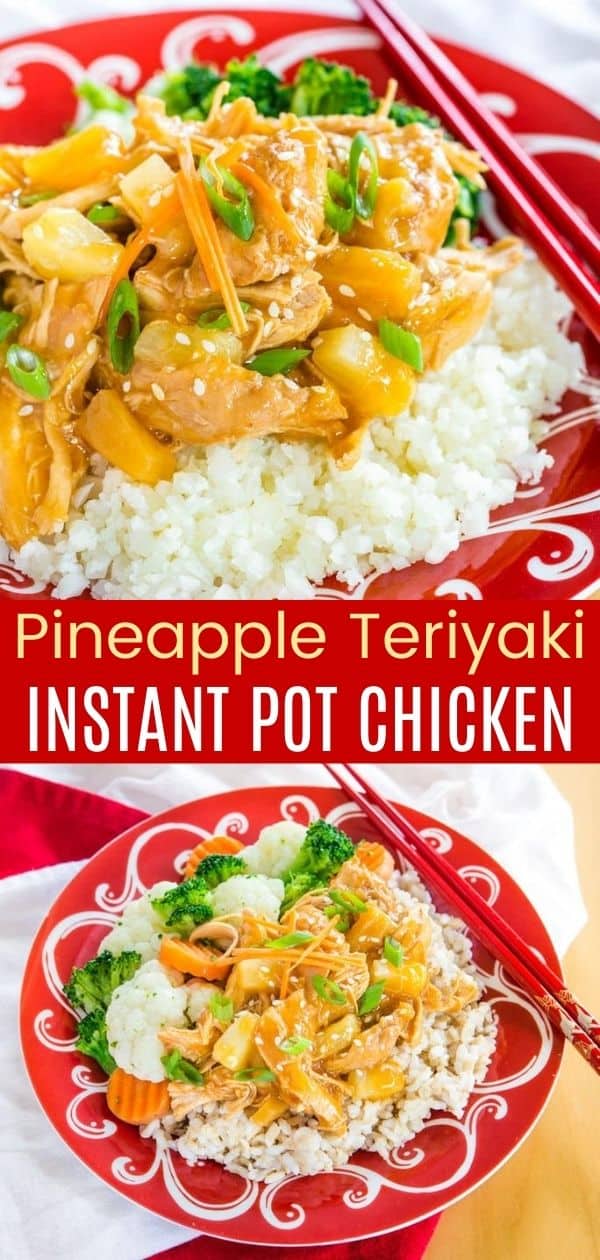 Pineapple Teriyaki Chicken slow cooker or Instant Pot!