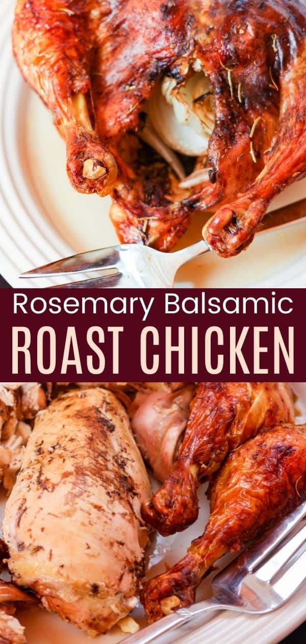 Balsamic Rosemary Roasted Chicken Recipe - Cupcakes & Kale Chips