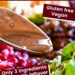Cranberry Balsamic Salad Drerssing Pin