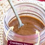 Cranberry Balsamic Vinaigrette Pin