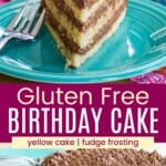 Gluten Free Birthday Cake Recipe Pinterest Collage New