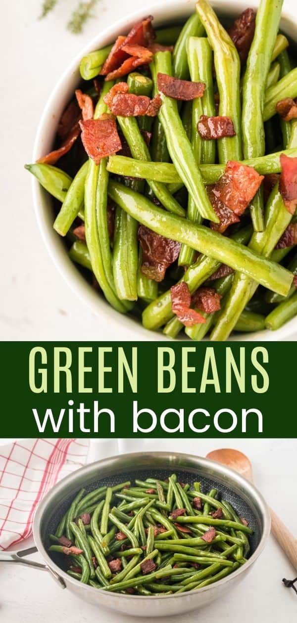 Sauteed Green Beans with Bacon - so easy! - Cupcakes & Kale Chips