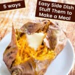 How to Make Baked Sweet Potatoes Pin