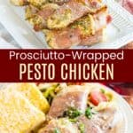 Prosciutto Wrapped Peto Chicken Pinterest Collage