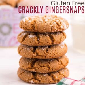 Five stacked gingersnaps