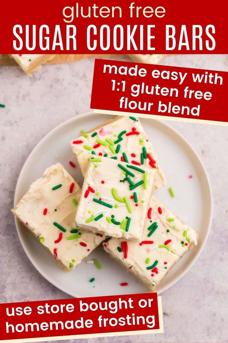 Gluten Free Sugar Cookie Bars Cupcakes & Kale Chips