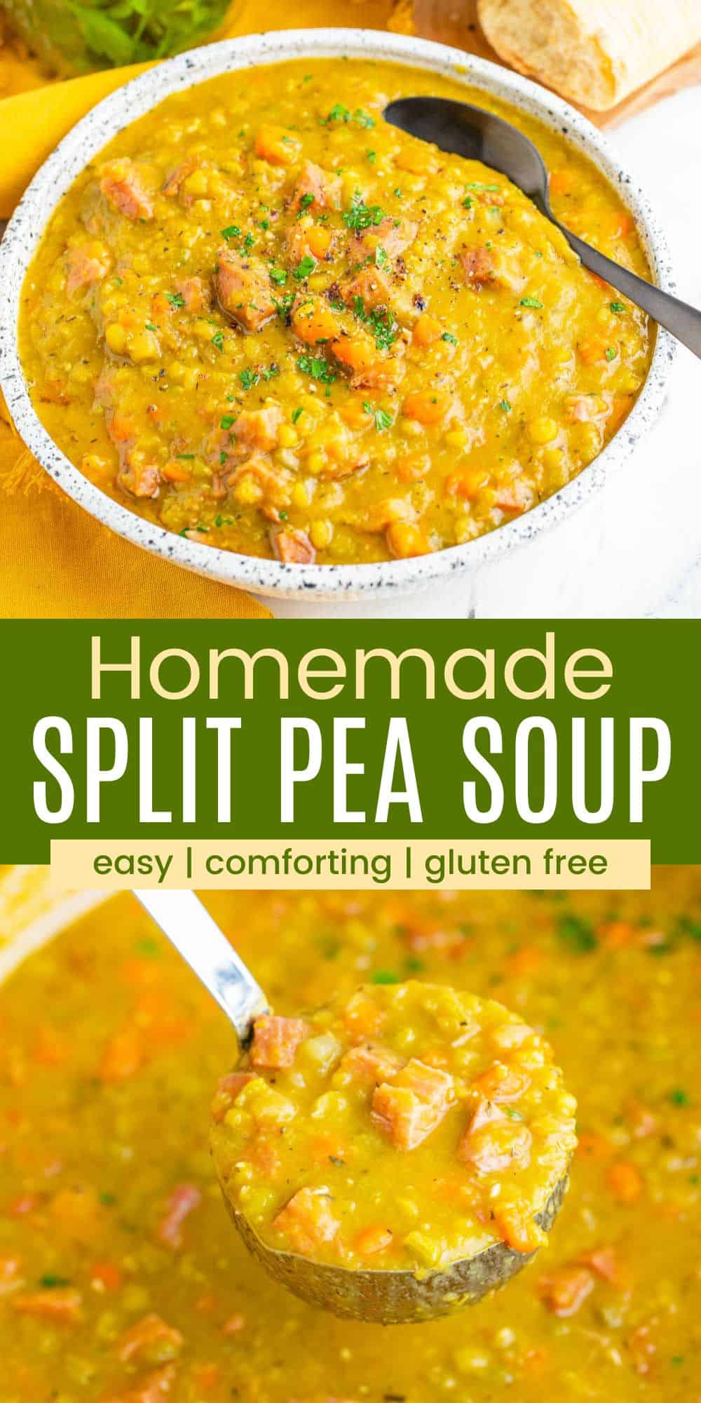 Split Pea Soup with Ham Cupcakes & Kale Chips