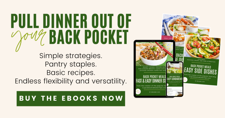 Back Pocket Meals eBook Covers displayed on devices