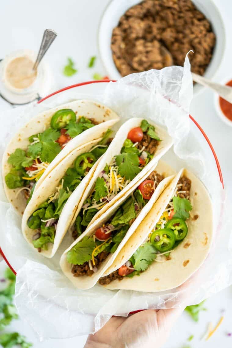 Instant Pot Taco Meat - Easy Ground Beef Taco Recipe | Cupcakes & Kale