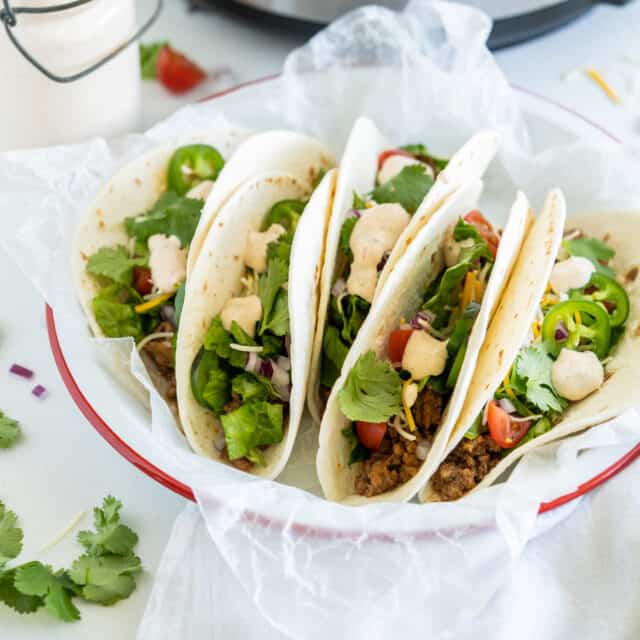 Instant Pot Taco Meat - Easy Ground Beef Taco Recipe | Cupcakes & Kale ...