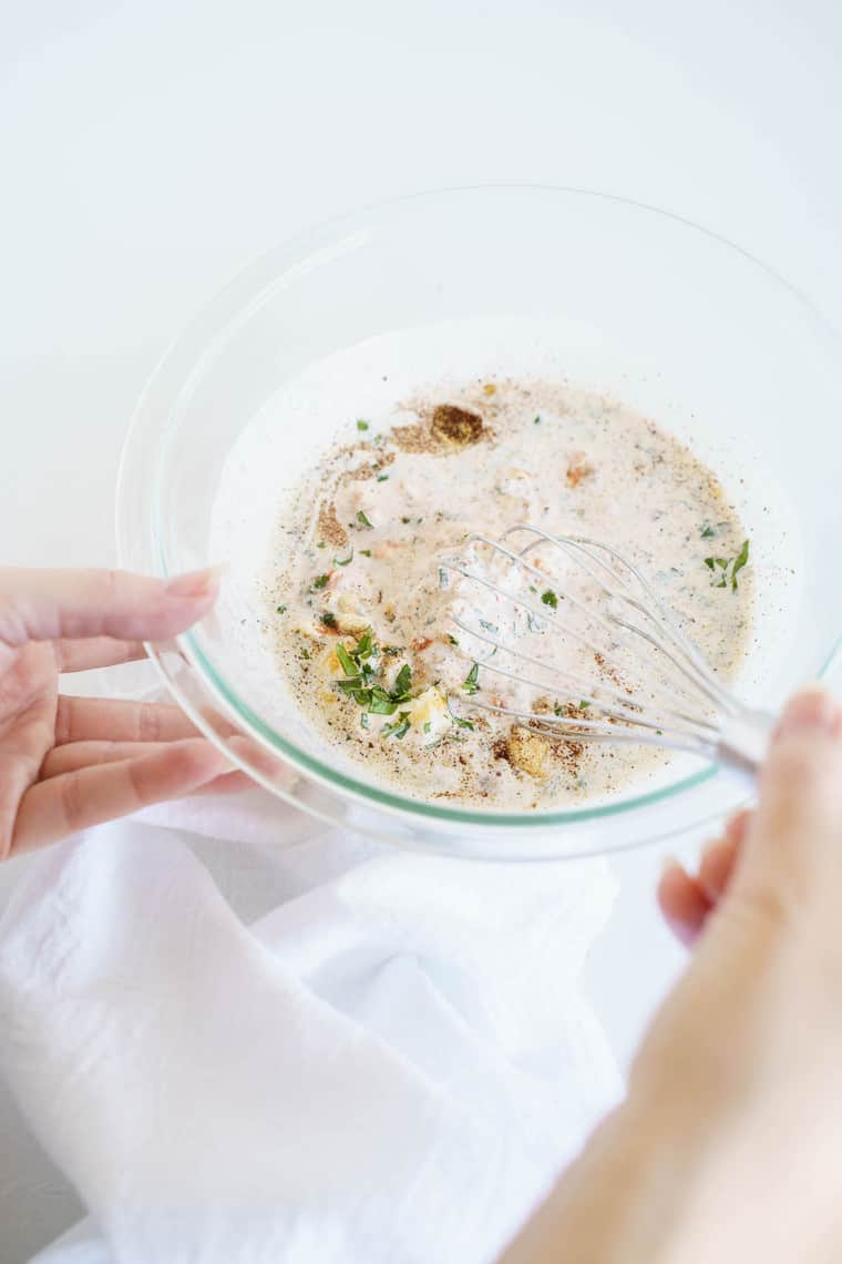 Creamy Southwest Salad Dressing Cupcakes & Kale Chips