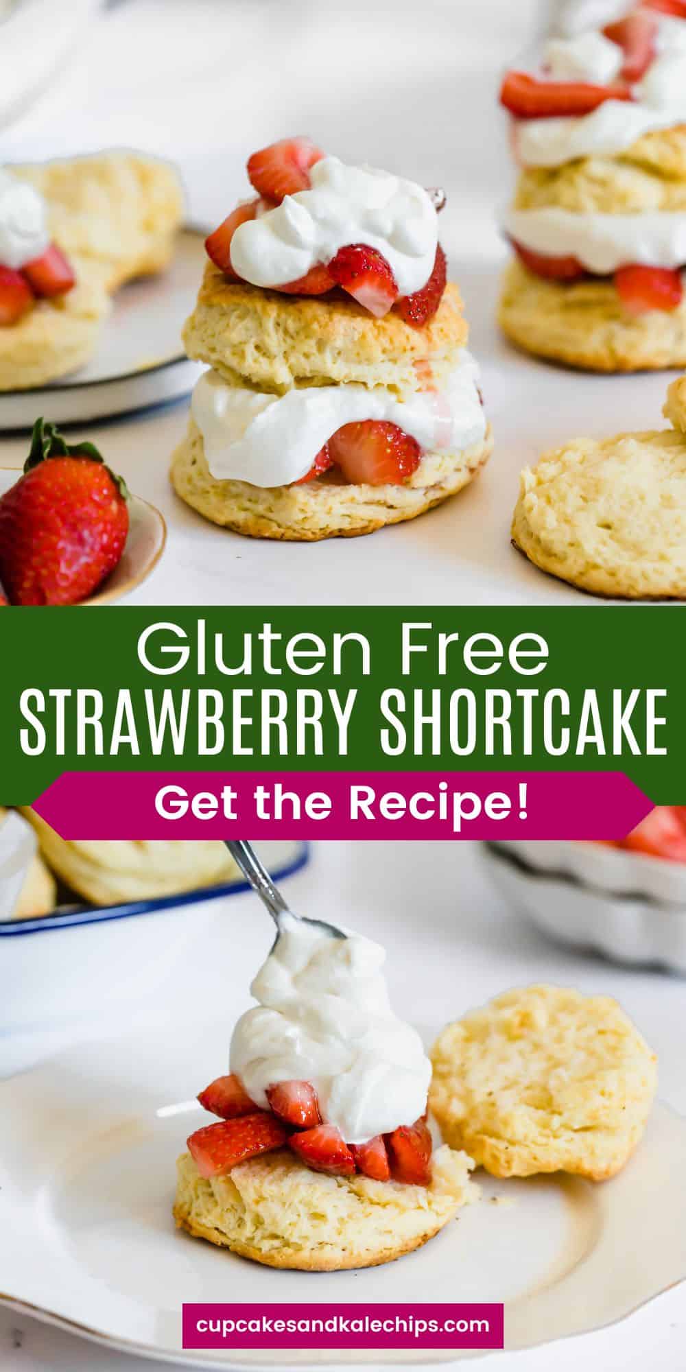 Gluten Free Strawberry Shortcake Recipe Cupcakes & Kale Chips