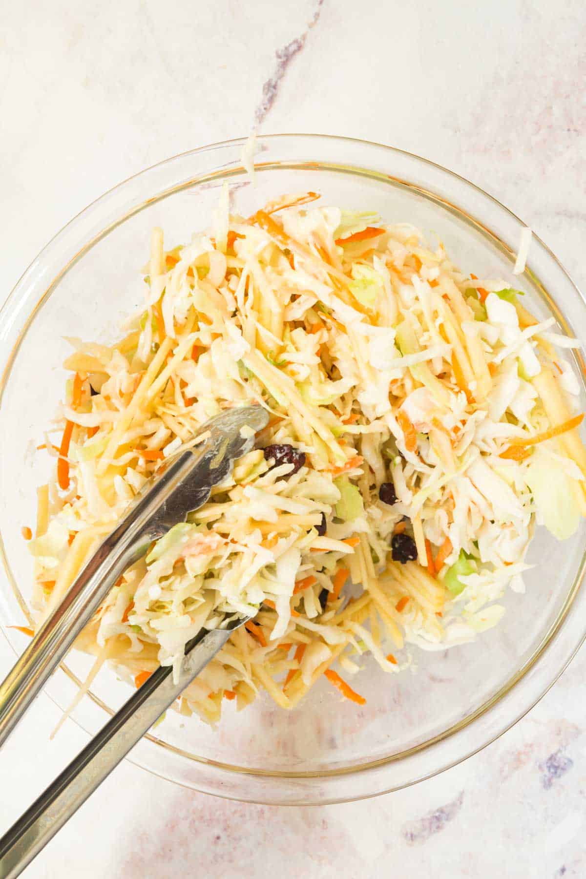 Creamy Apple Slaw healthy coleslaw recipe! Cupcakes & Kale Chips