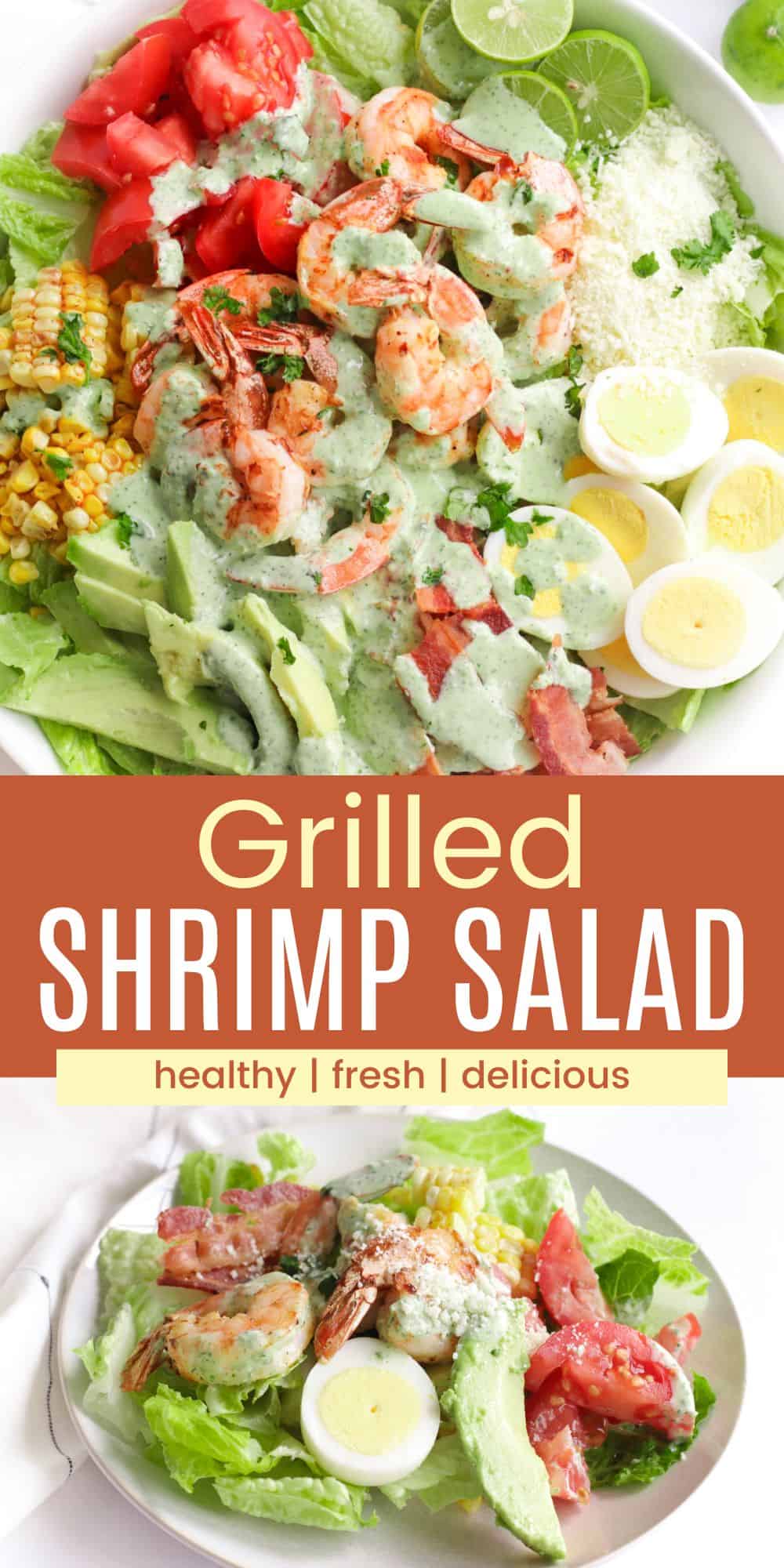 Grilled Shrimp Cobb Salad Recipe | Cupcakes & Kale Chips