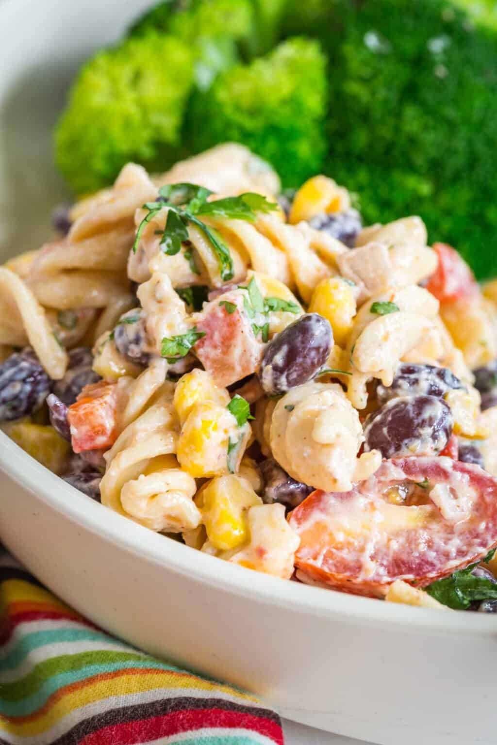 Creamy Mexican Pasta Salad | Cupcakes & Kale Chips