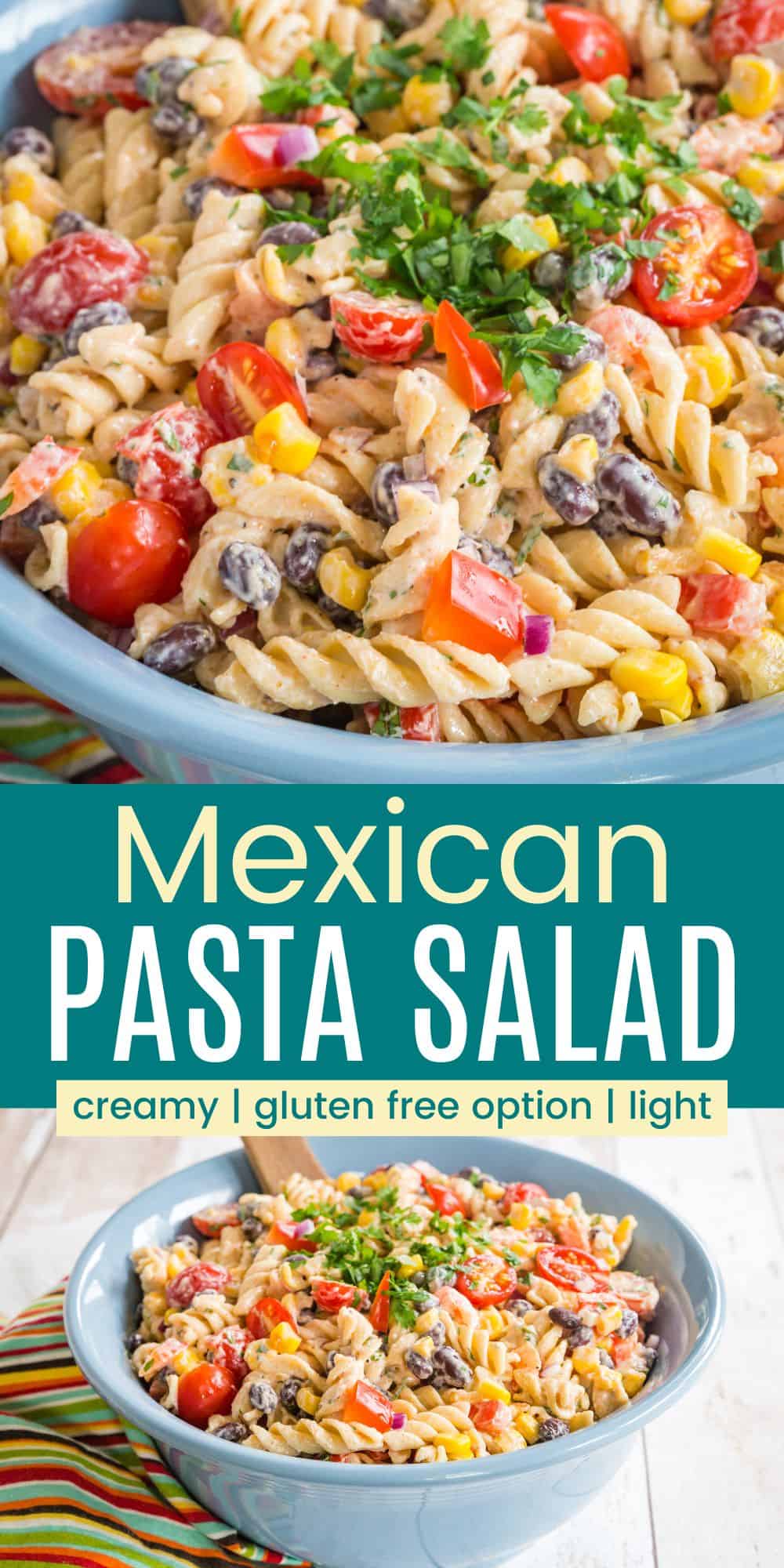 Creamy Mexican Pasta Salad | Cupcakes & Kale Chips