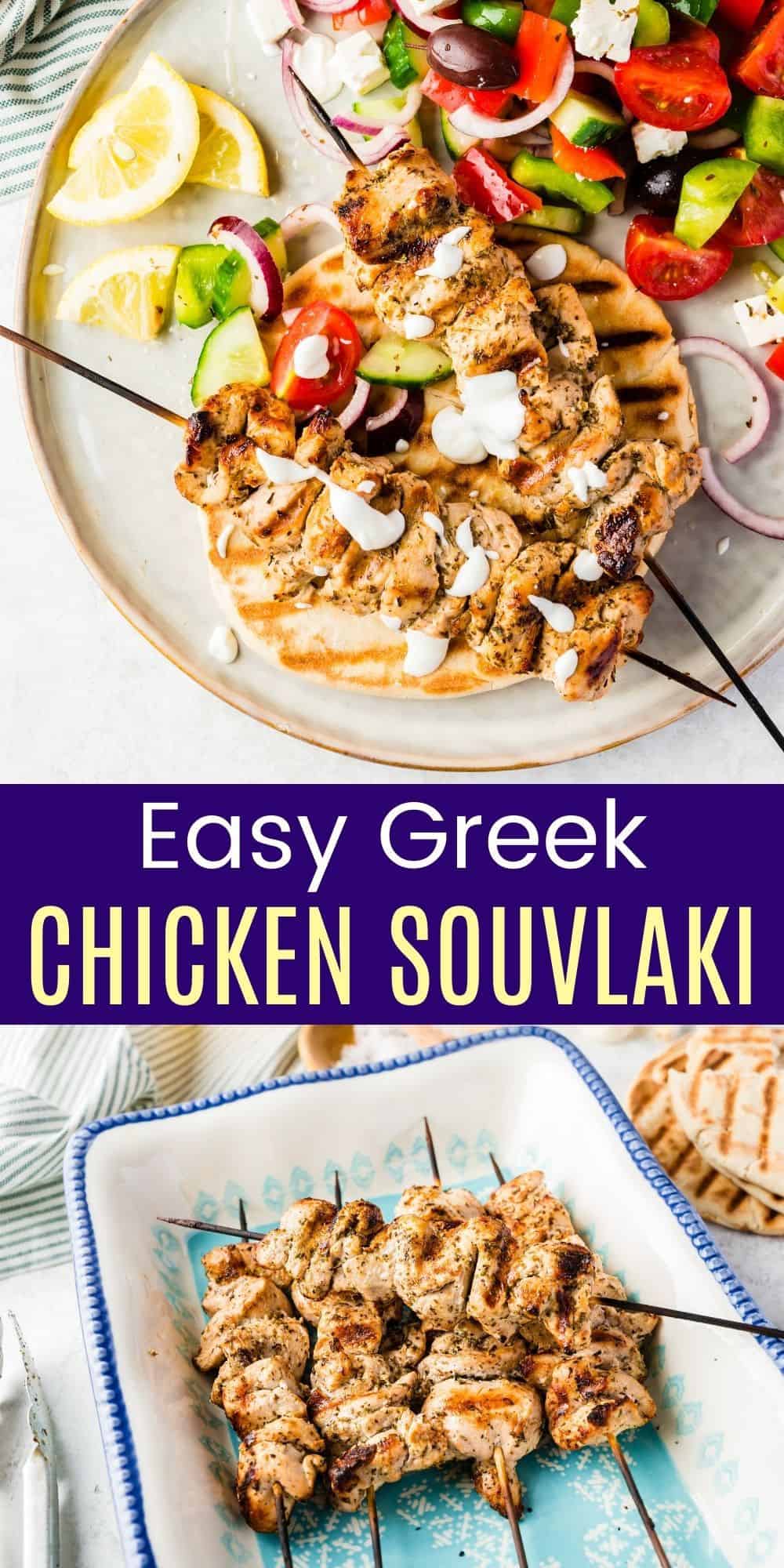 Easy Greek Chicken Souvlaki Recipe | Cupcakes & Kale Chips