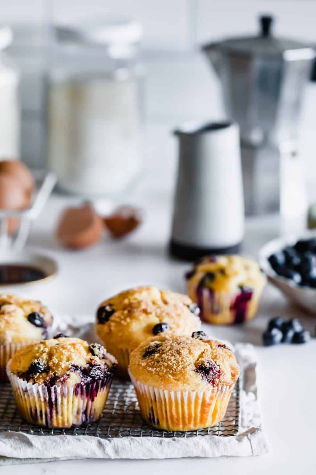 Perfect Gluten Free Blueberry Muffins | Cupcakes & Kale Chips
