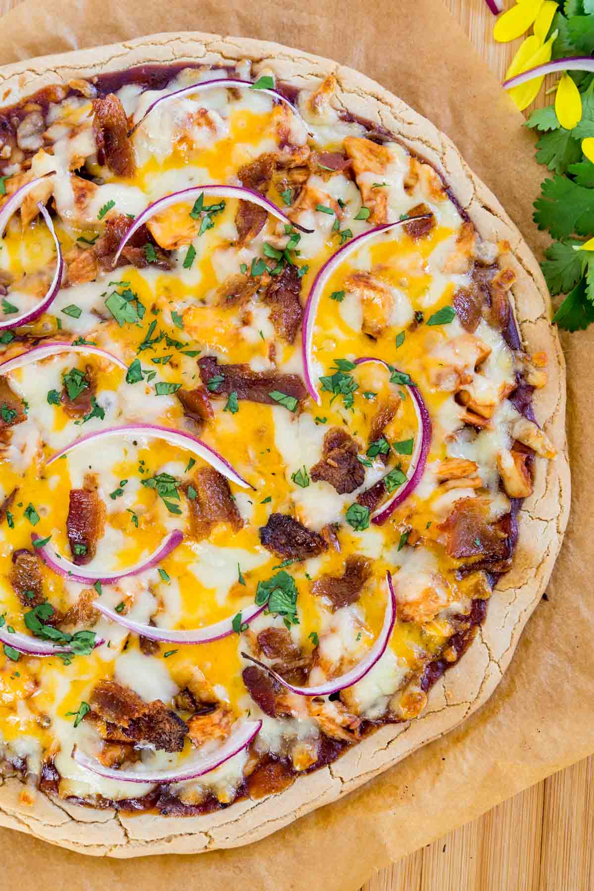 Homemade BBQ Chicken Pizza - Sally's Baking Addiction