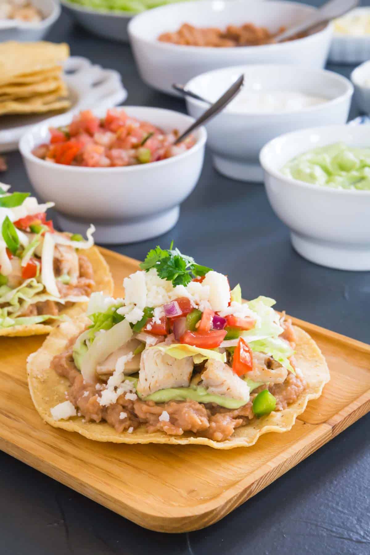 Quick & Easy Chicken Tostadas | Cupcakes & Kale Chips