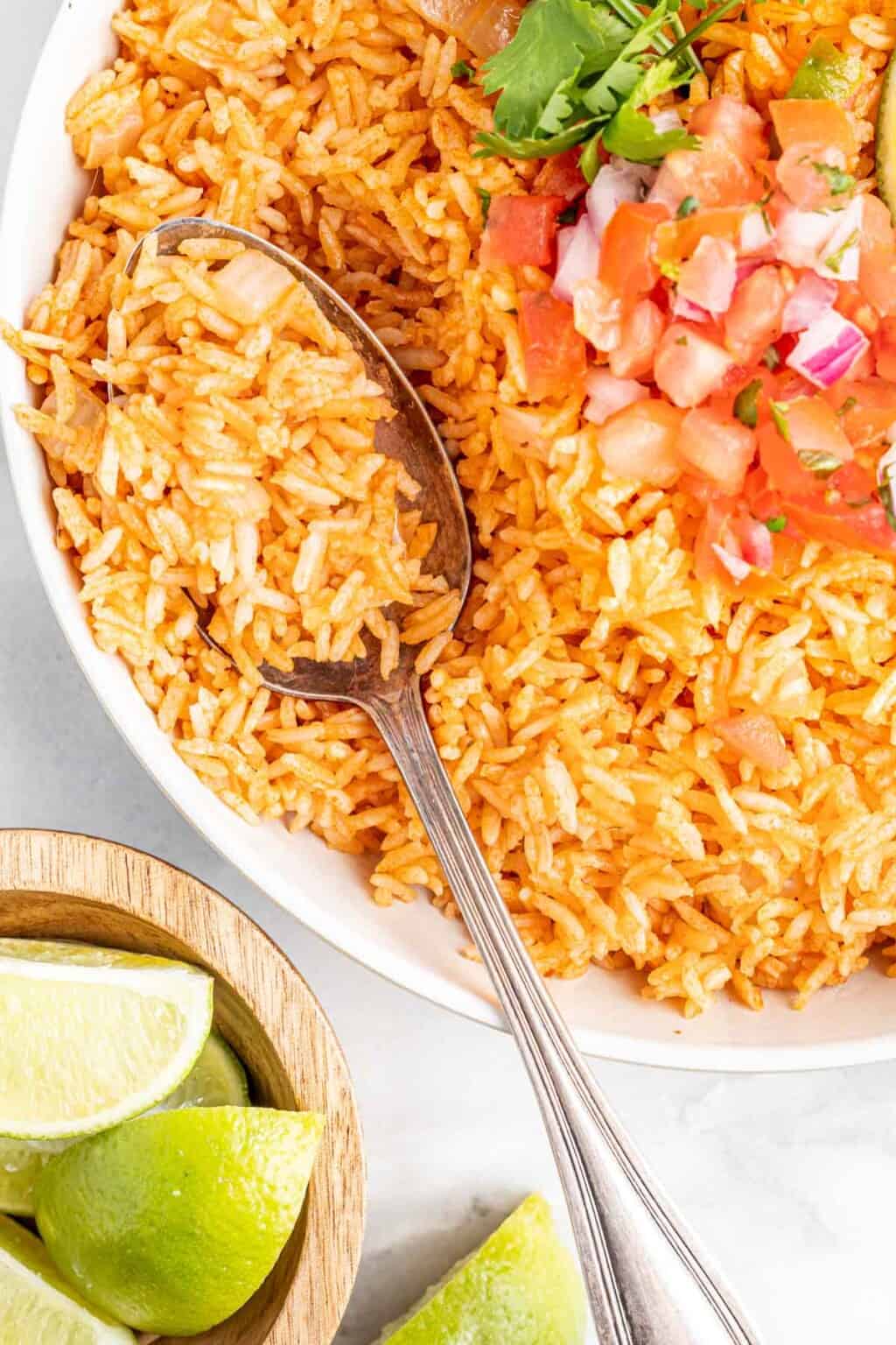 Instant Pot Spanish Rice Mexican side dish! Cupcakes & Kale Chips