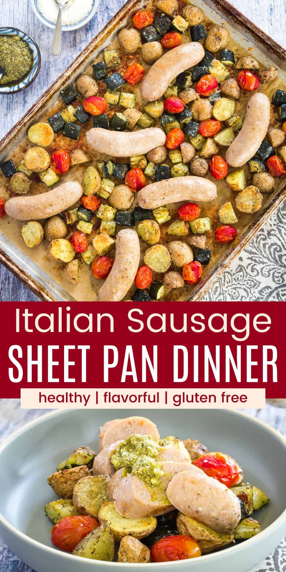 Italian Sausage Sheet Pan Dinner | Cupcakes & Kale Chips