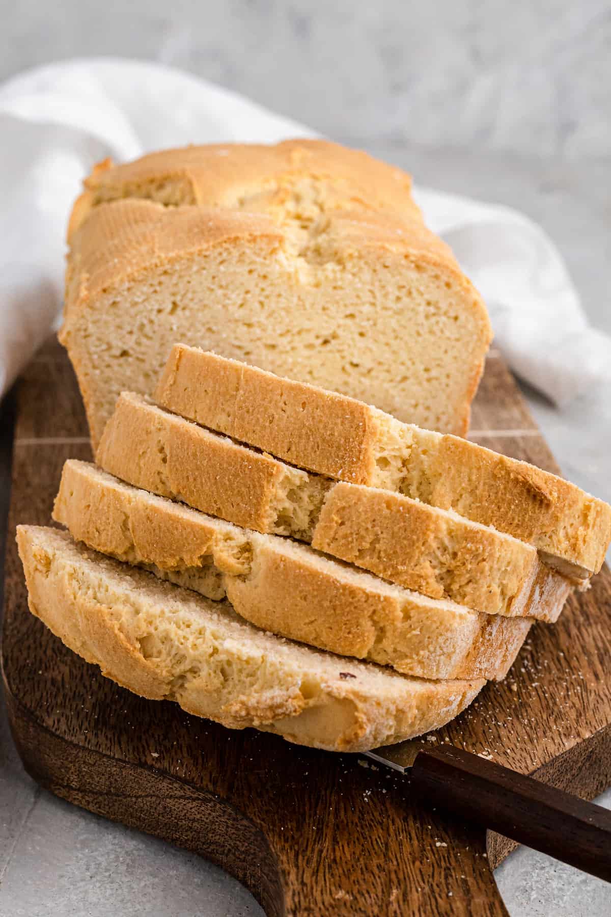 Gluten Free White Bread Machine Loaf using Whole Eggs, Freee