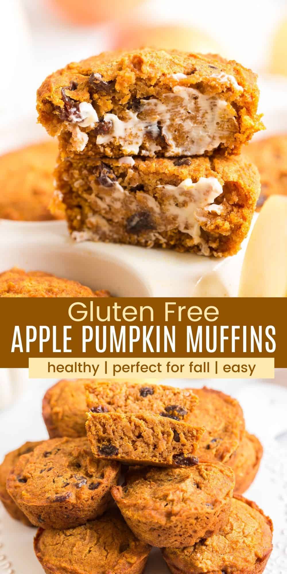 Gluten Free Apple Pumpkin Muffins | Cupcakes & Kale Chips