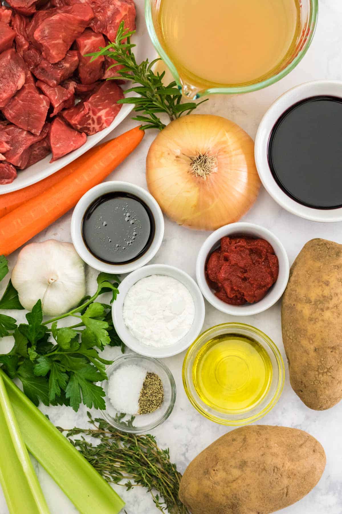 ingredients for crock pot beef stew