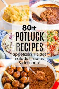 80+ Easy Potluck Ideas for a Party | Cupcakes & Kale Chips
