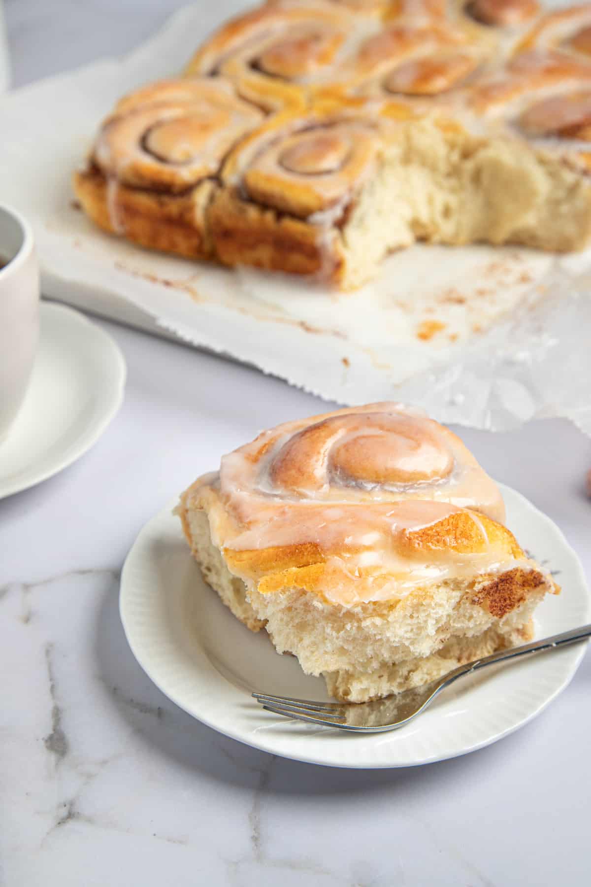 glazed cinnamon rolls