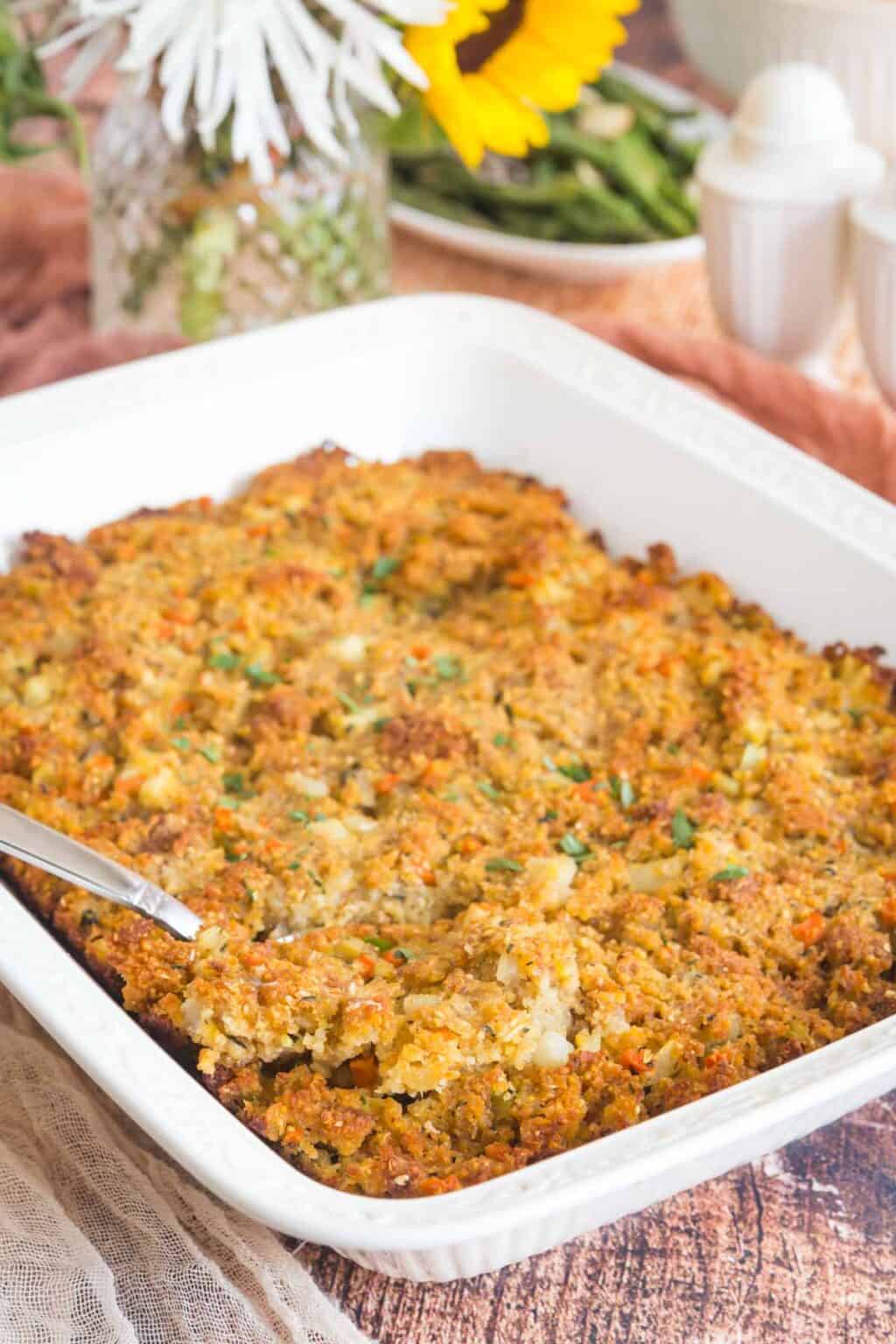 Gluten Free Cornbread Stuffing Cupcakes Kale Chips   Gluten Free Cornbread Stuffing Recipe 7752 1024x1536 