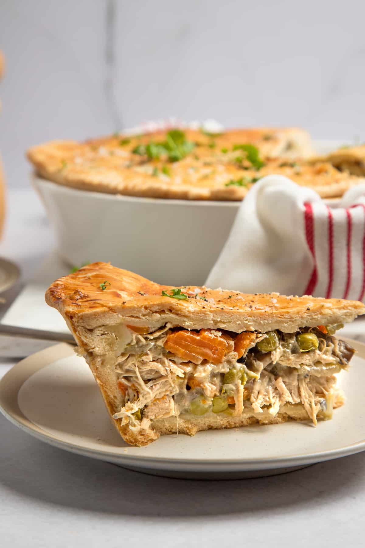 Easy Gluten Free Skillet Chicken Pot Pie